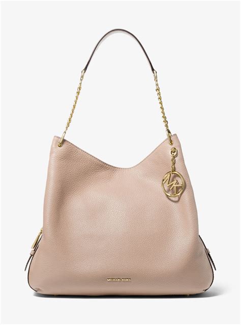 michael kors lily handbag|Lillie Large Pebbled Leather Shoulder Bag .